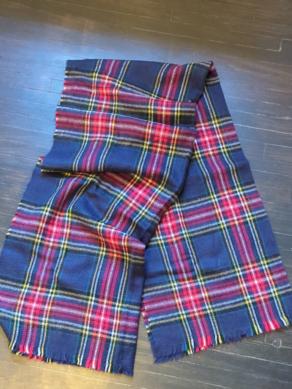 Large Plaid Tartan Scarf